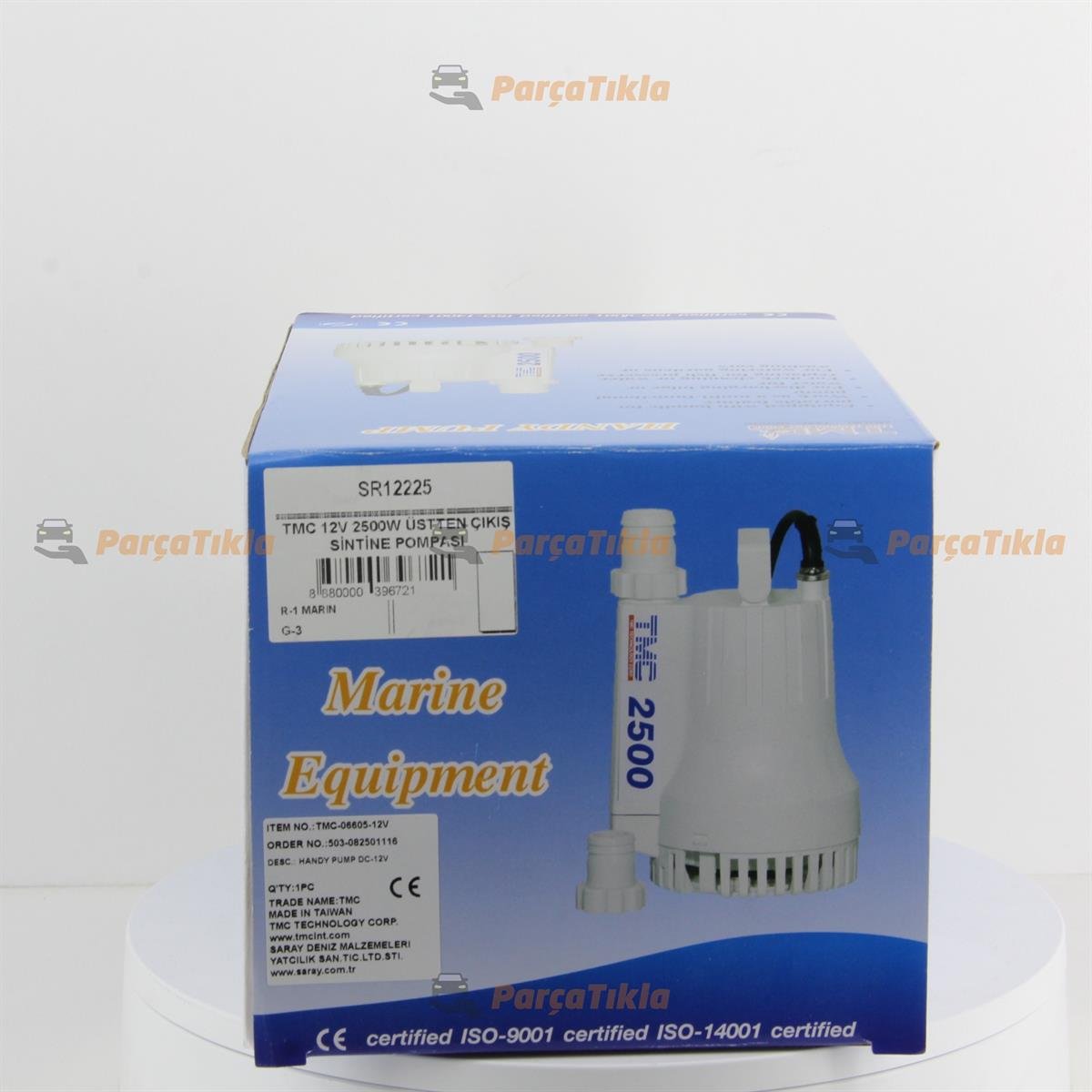 Tmc 12V 2500W Üstten Çıkış Sintine Pompası Sr12225 |