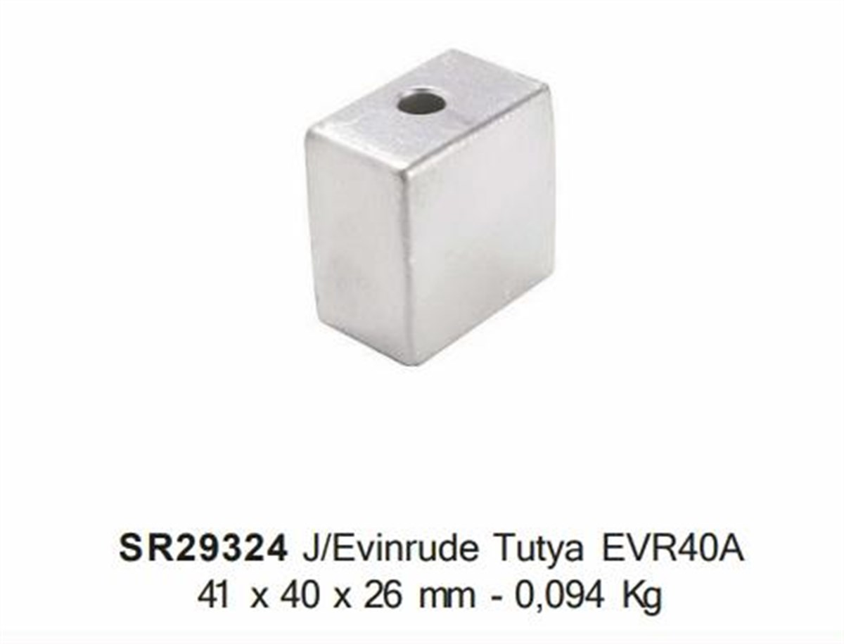 TUTYA J/EVINRUDE 0.094 KG ALÜMİNYUM