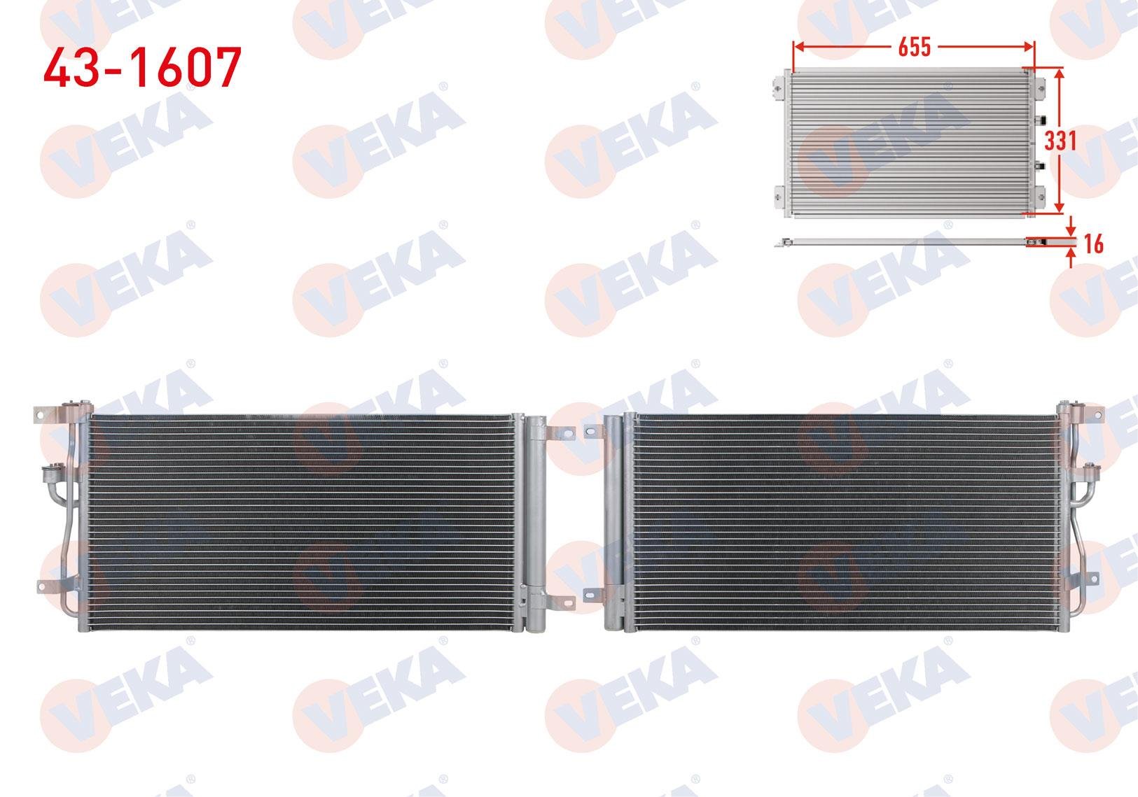VEKA431607-Klima Radyatörü (Kondenser)