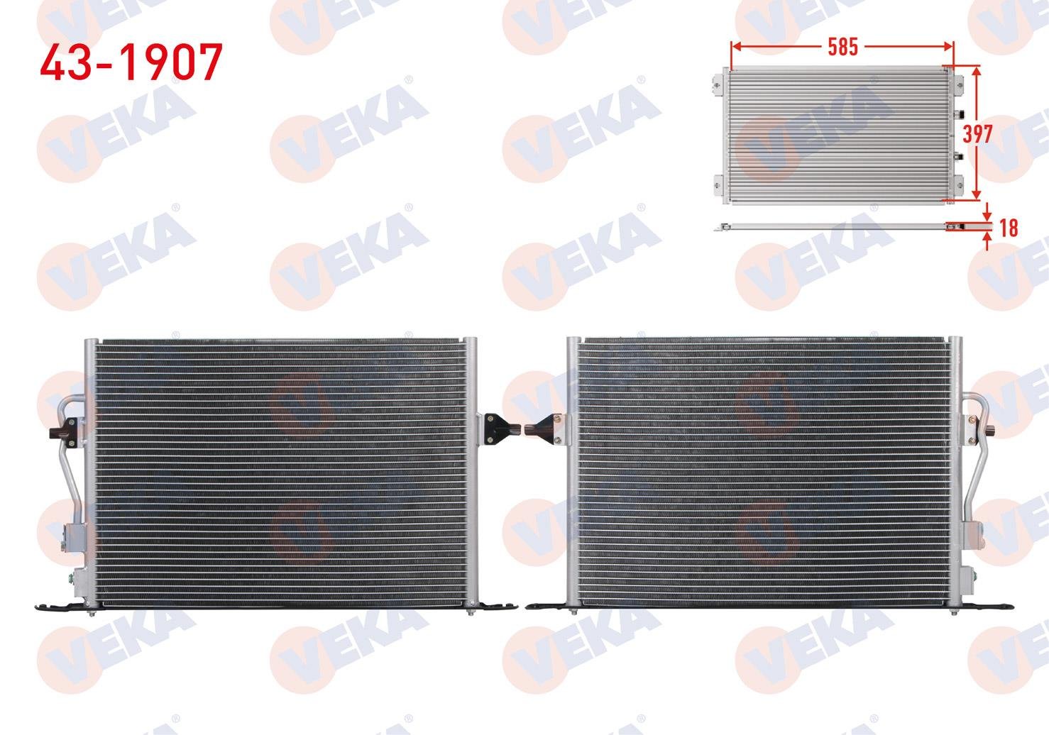 VEKA431907-Klima Radyatörü (Kondenser)