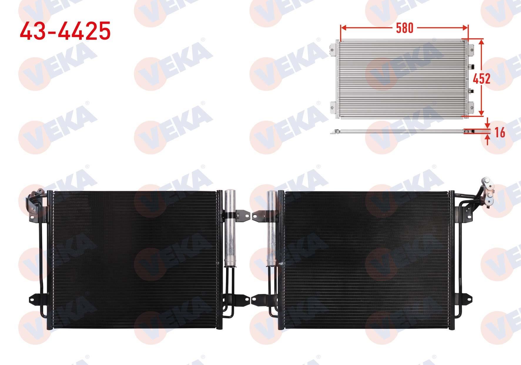 VEKA434425-Klima Radyatörü (Kondenser)