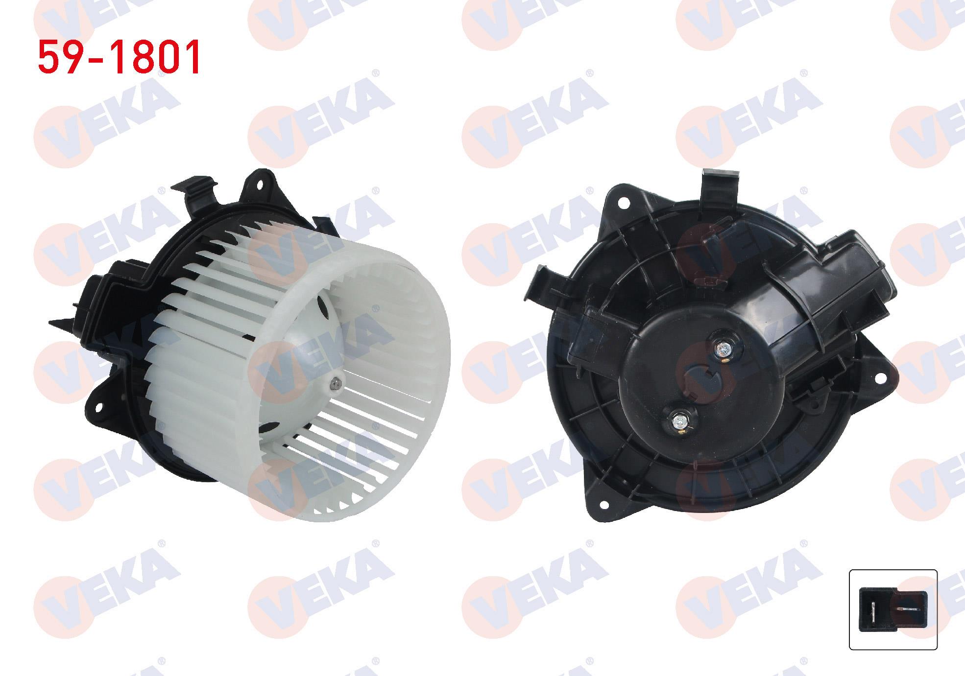 VEKA591801-Kalorifer Motoru