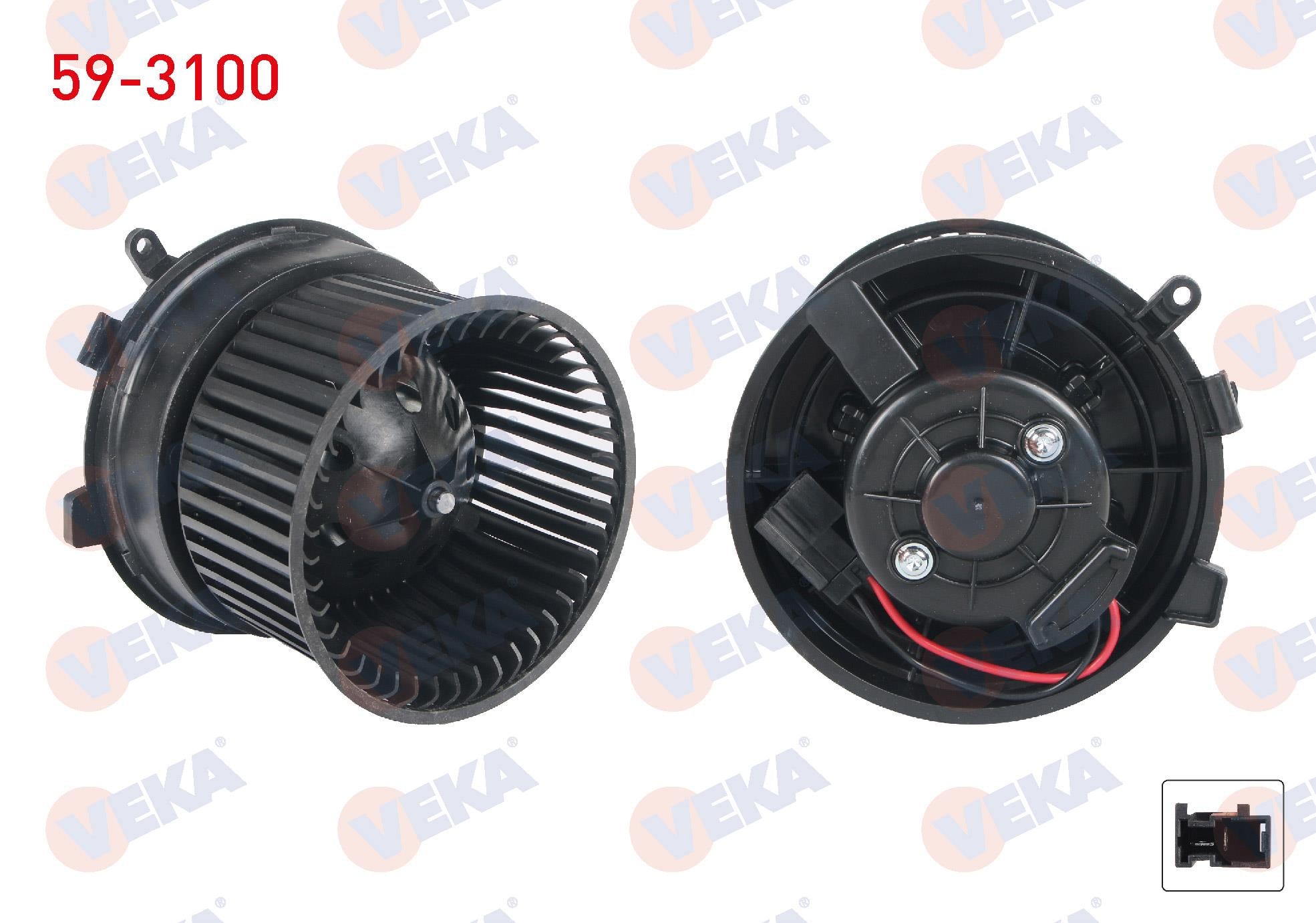 VEKA593100-Kalorifer Motoru