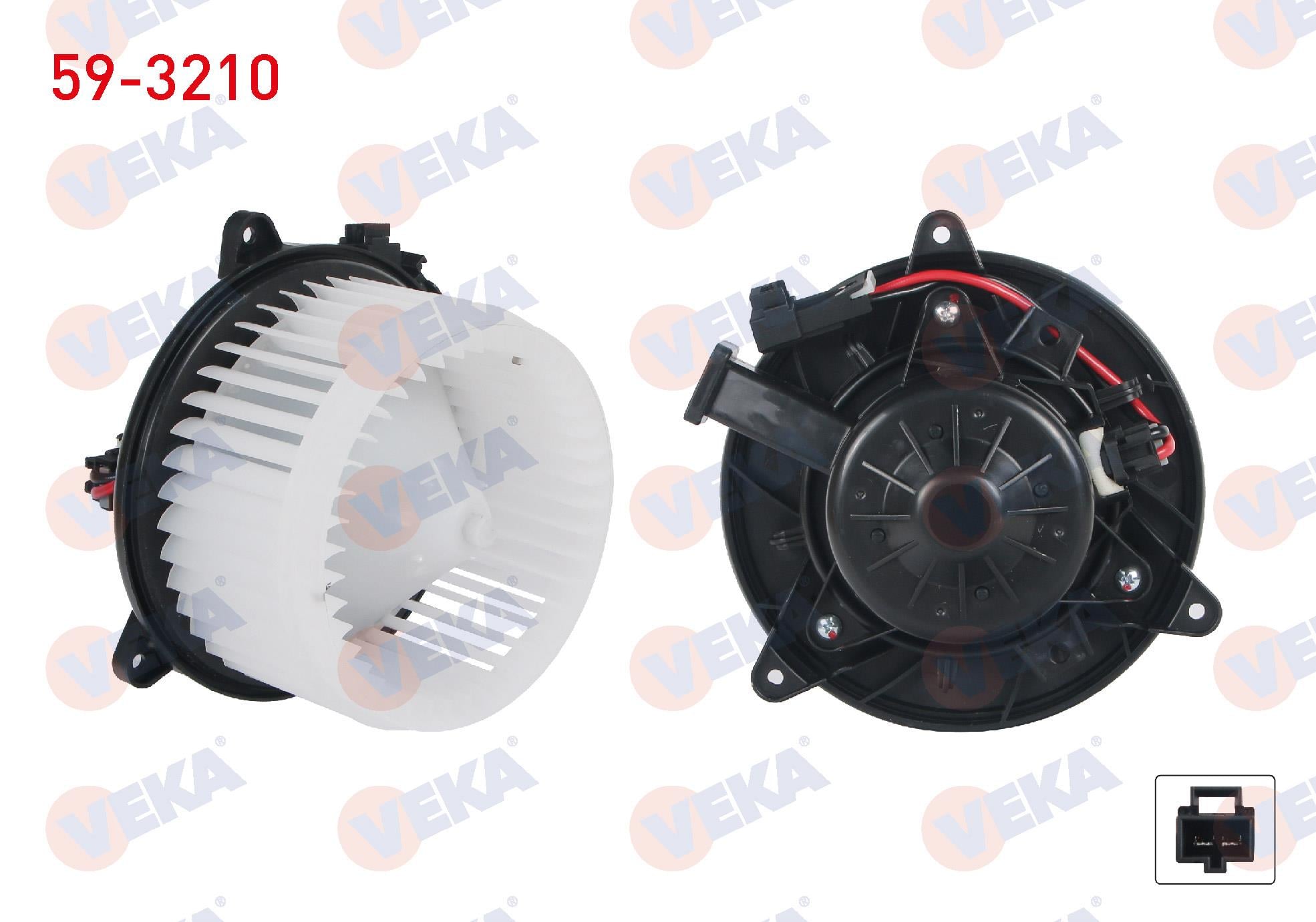 VEKA593210-Kalorifer Motoru