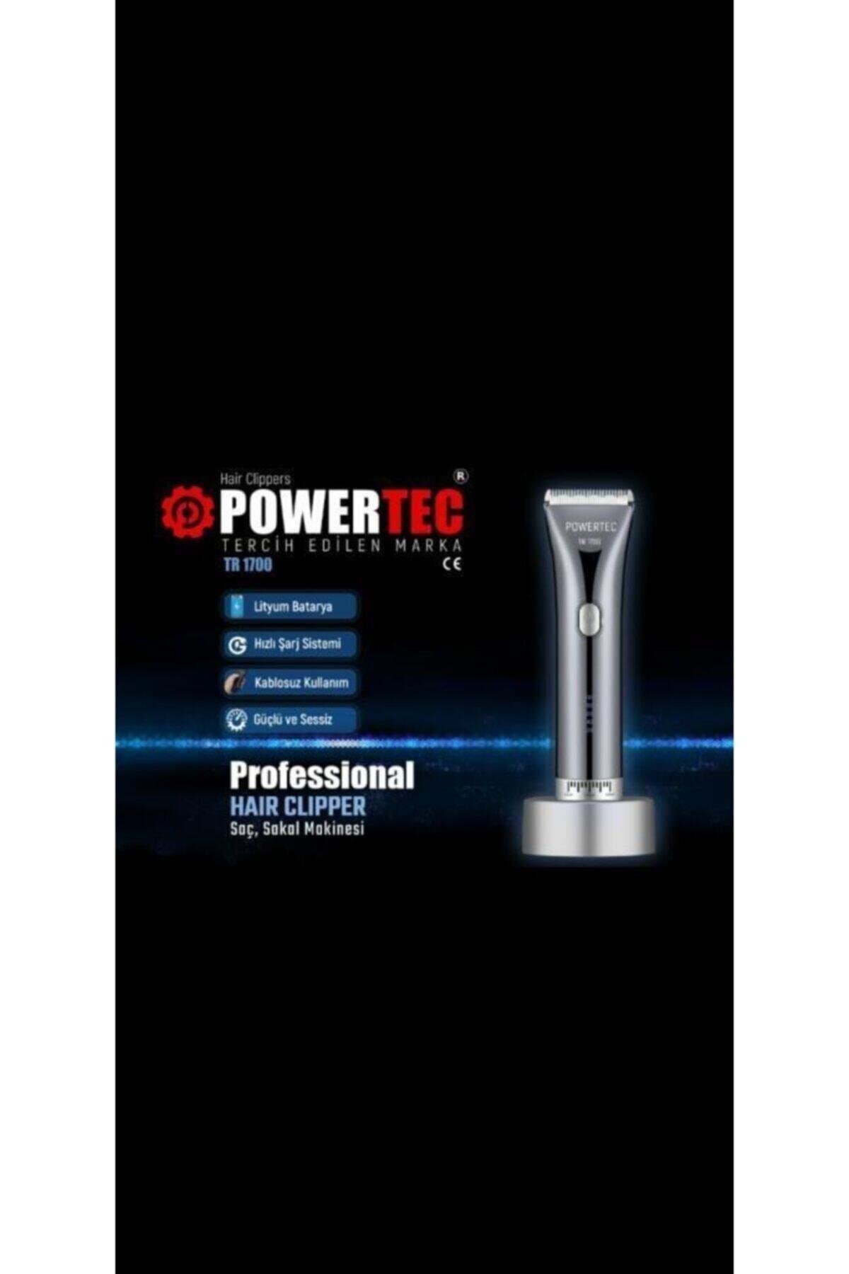 Powertec TR-1700 Pro Deluxe Saç Sakal Kesim Makinesi