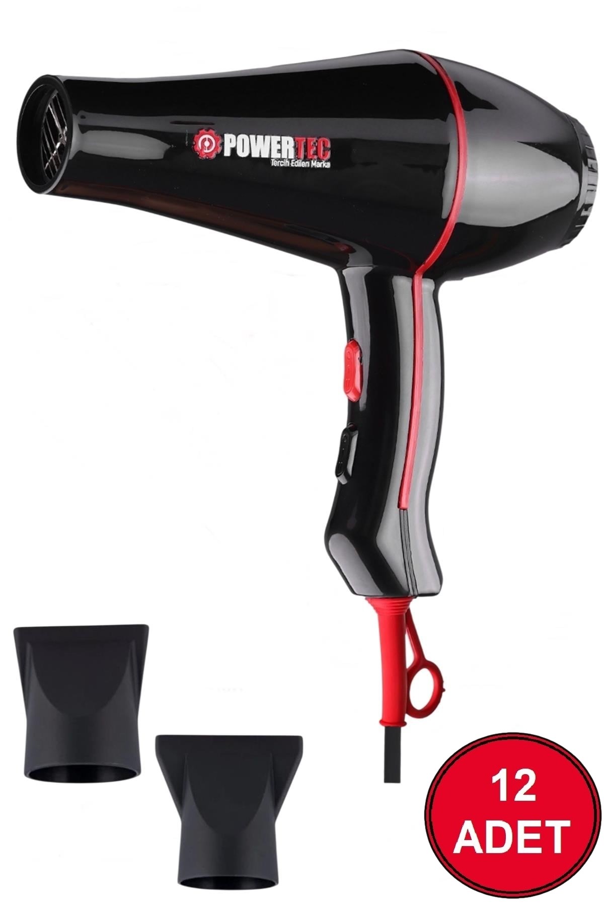 Powertec TR-601 Profesyonel Fön Makinesi 12 ADET