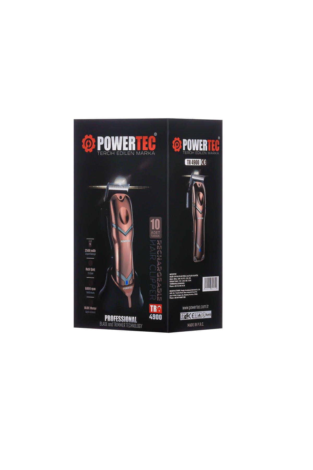 TR-4900 Profesyonel Usb Şarjlı Saç Sakal Tıraş Makinesi