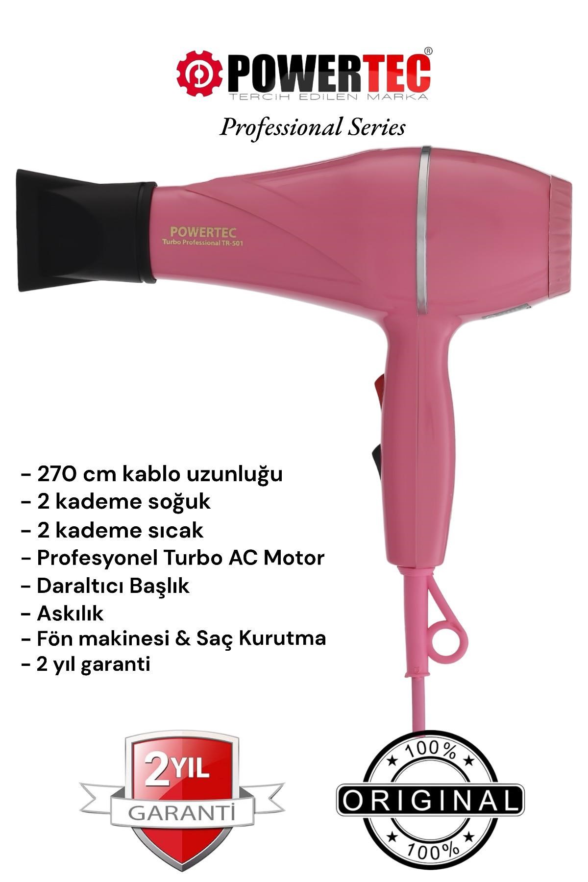 TR-501 Profesyonel Renkli Fön Makinesi