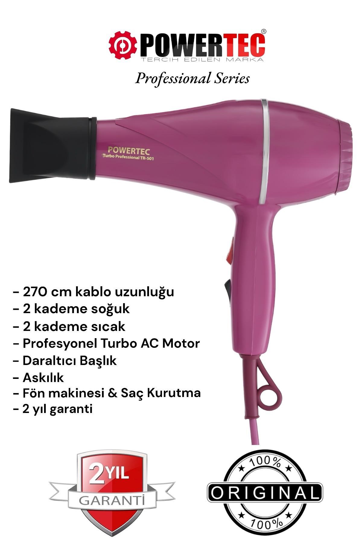 TR-501 Profesyonel Renkli Fön Makinesi
