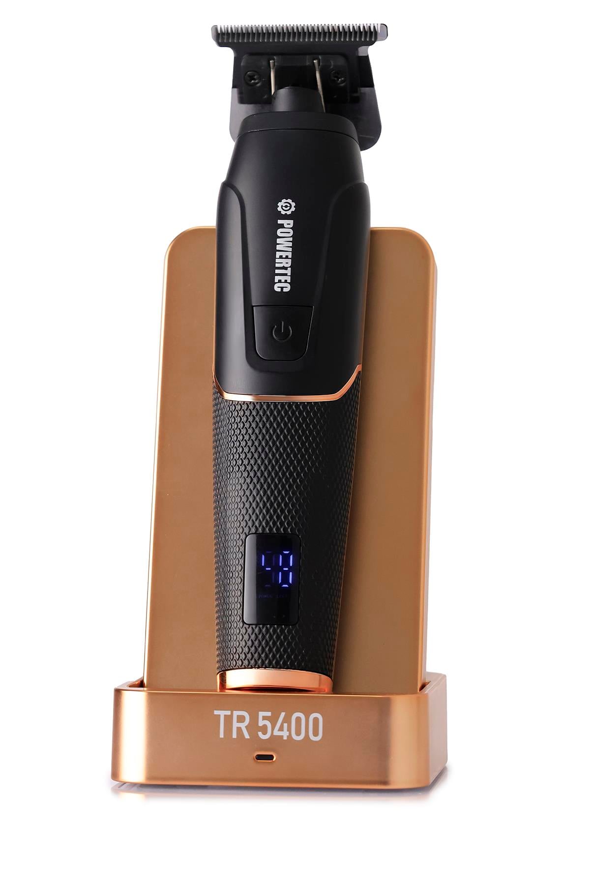TR-5400 Saç & Sakal & Günlük Tıraş & Ense Çizim Profesyonel Berber Tıraş Makinesi 3'lü set