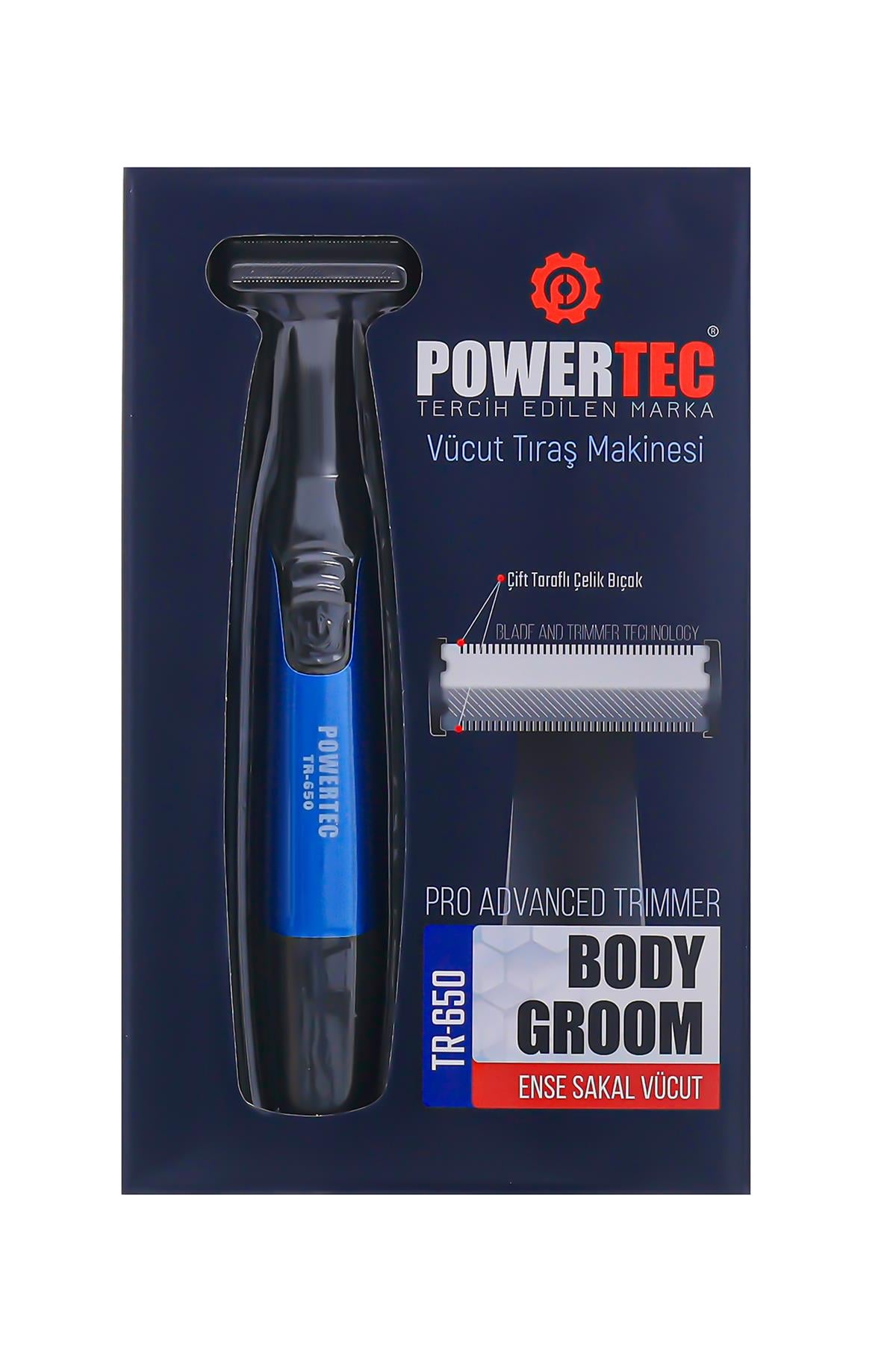 TR-650 Body Groom Sakal Vücut Kıl Tüy Tıraş Makinesi