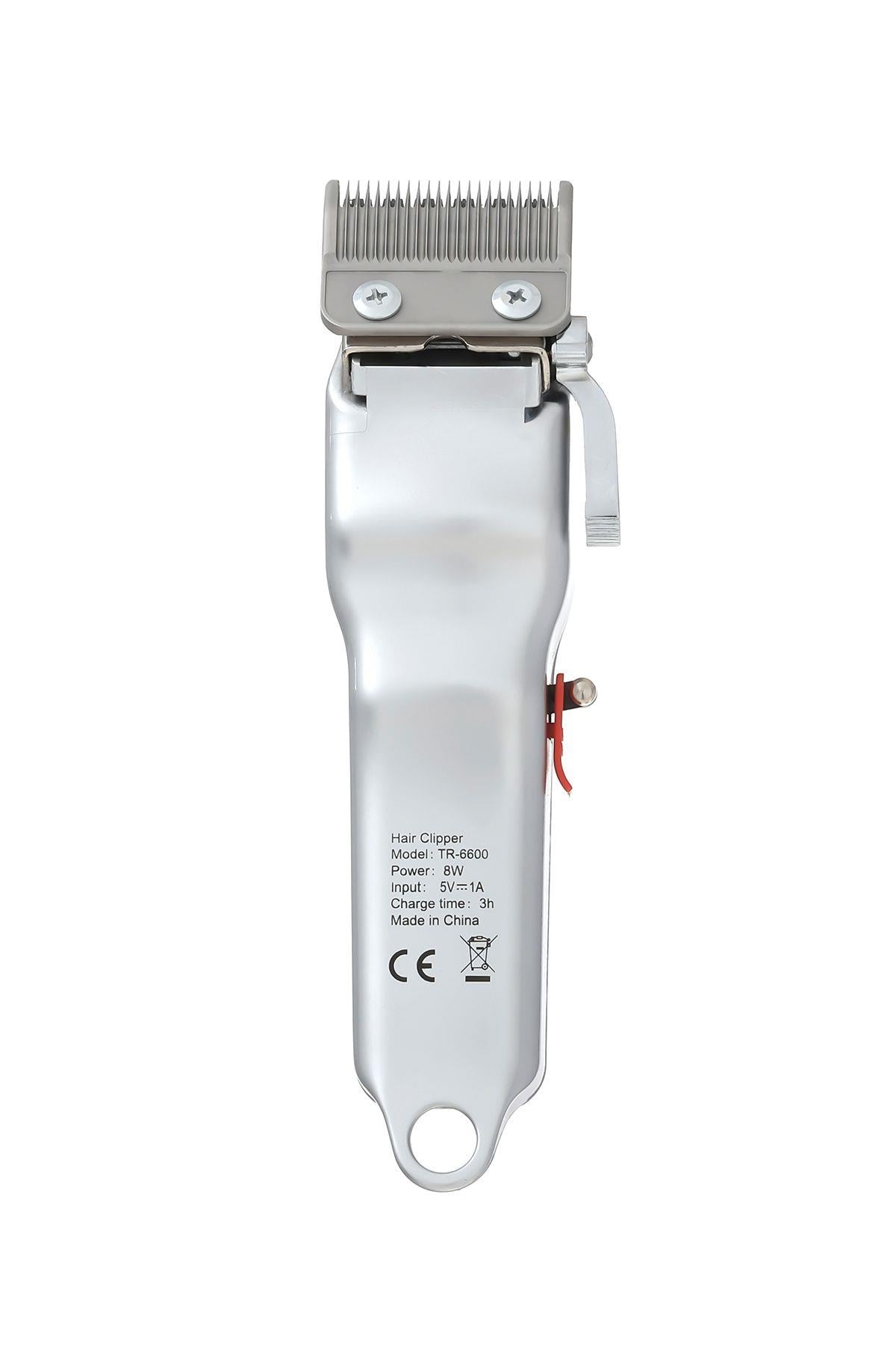 TR-6600 Profesyonel Usb Type-C Şarjlı Saç Sakal Tıraş Makinesi