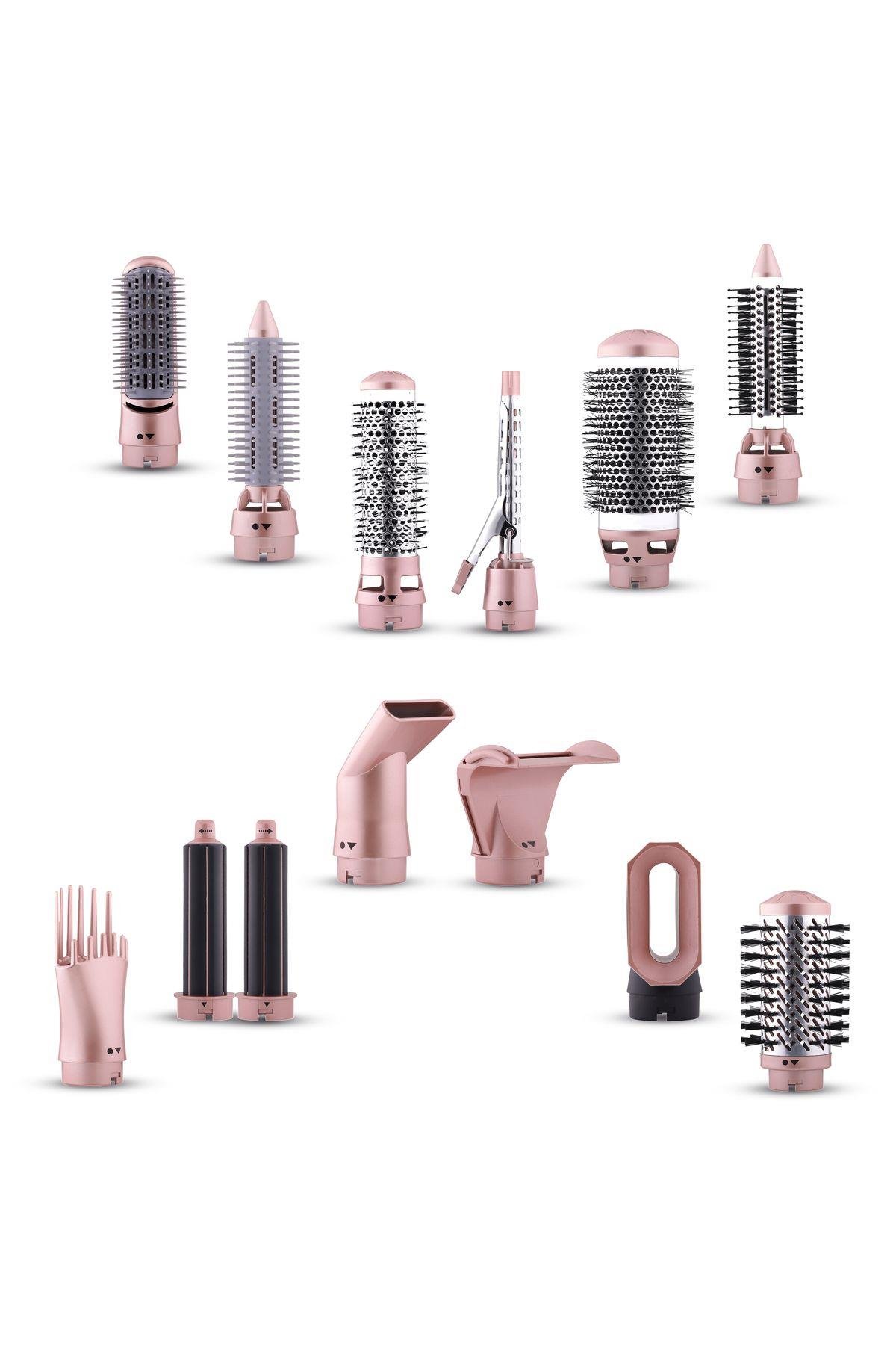 TR-6666 Ionic Series AirWrap Multi-Styler Saç Şekillendirici & Kurutma 13in1 Profesyonel Set