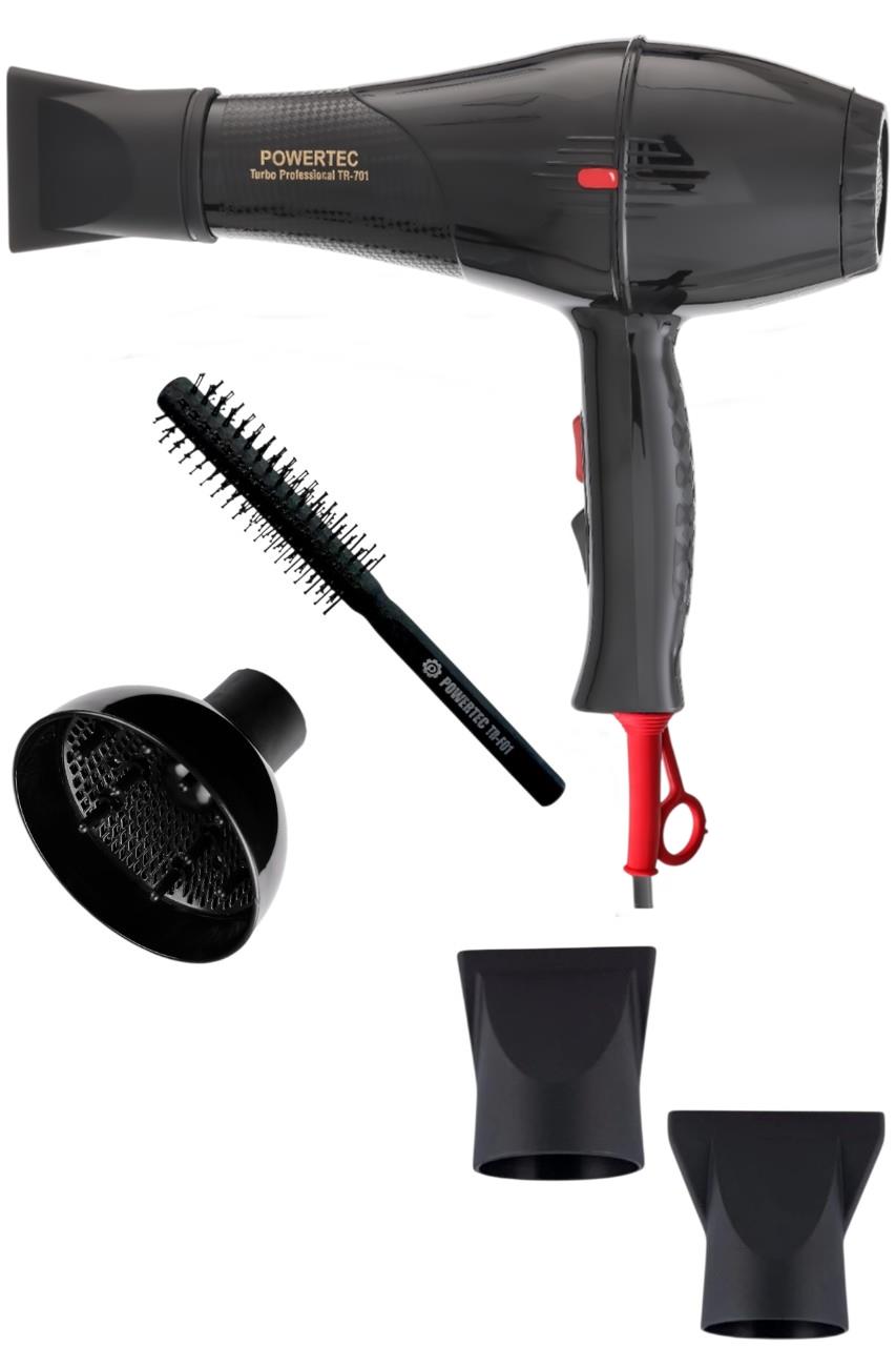 TR-701 Fön Makinesi + Vigo Başlık + Fön Fırçası