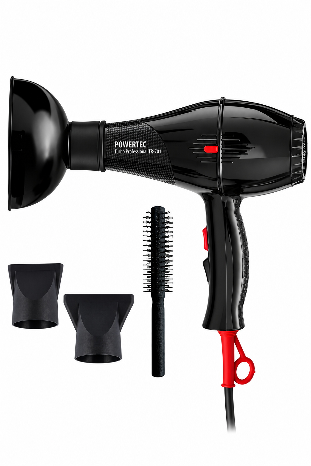 TR-701 Fön Makinesi + Vigo Başlık + Fön Fırçası