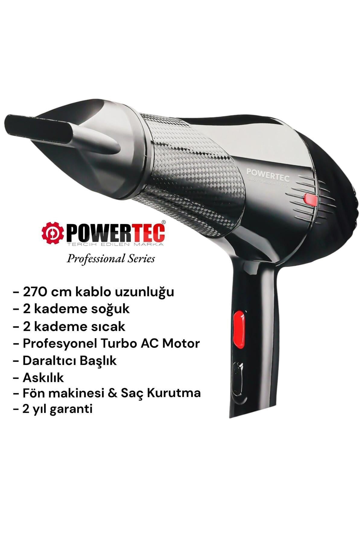 TR-701 Fön Makinesi + Vigo Başlık + Fön Fırçası