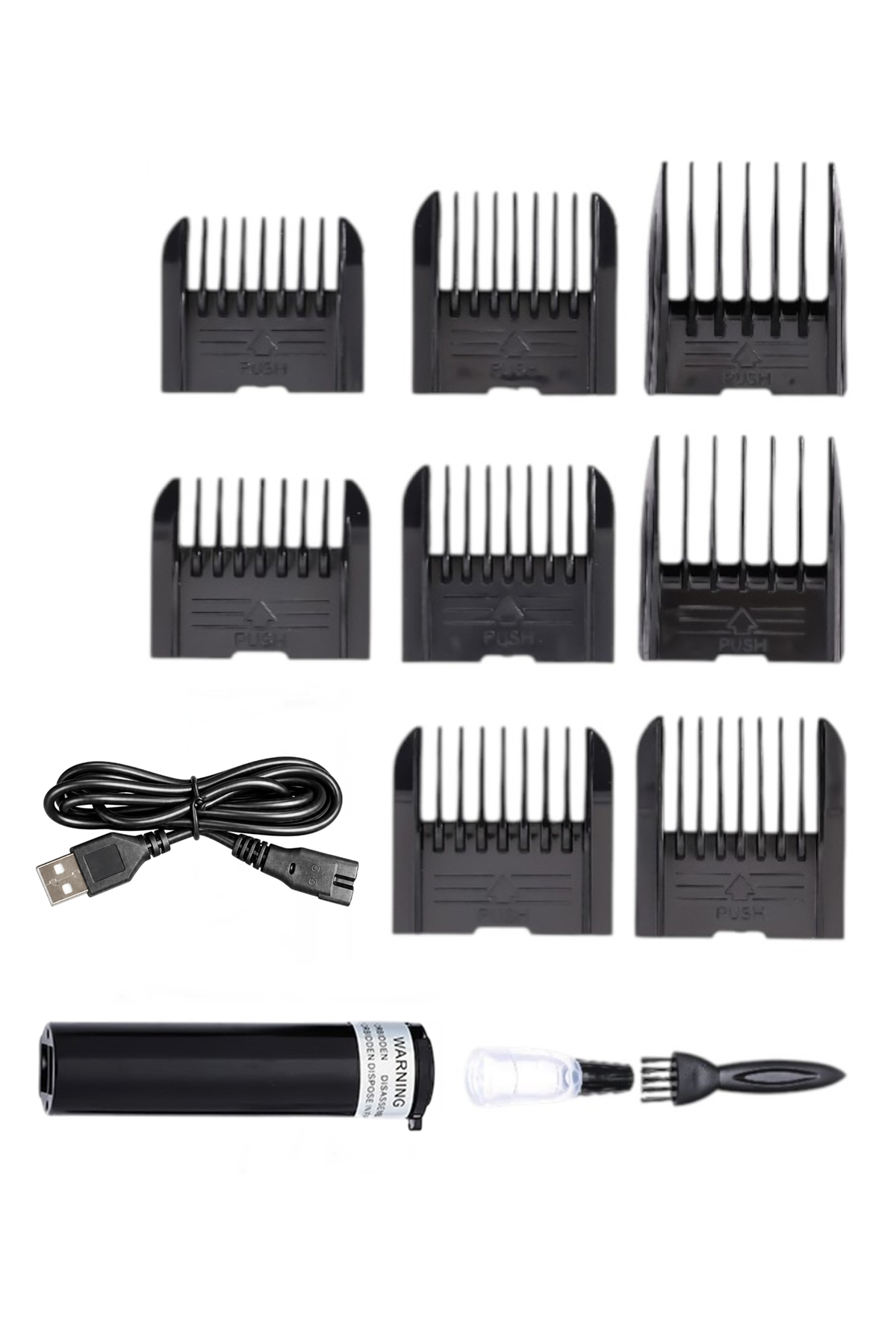 TR-800 Profesyonel Çift Bataryalı Saç Sakal Kesim Makinesi
