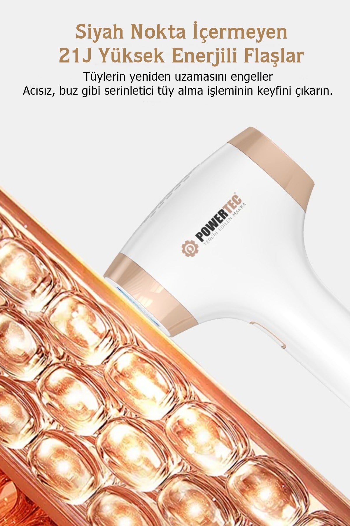 TR-9999 IPL Lazer Epilasyon 999.999 Atım Otomatik/Manuel 9 Modlu | Buz Başlıklı & Taşıma Çantası Hediyeli
