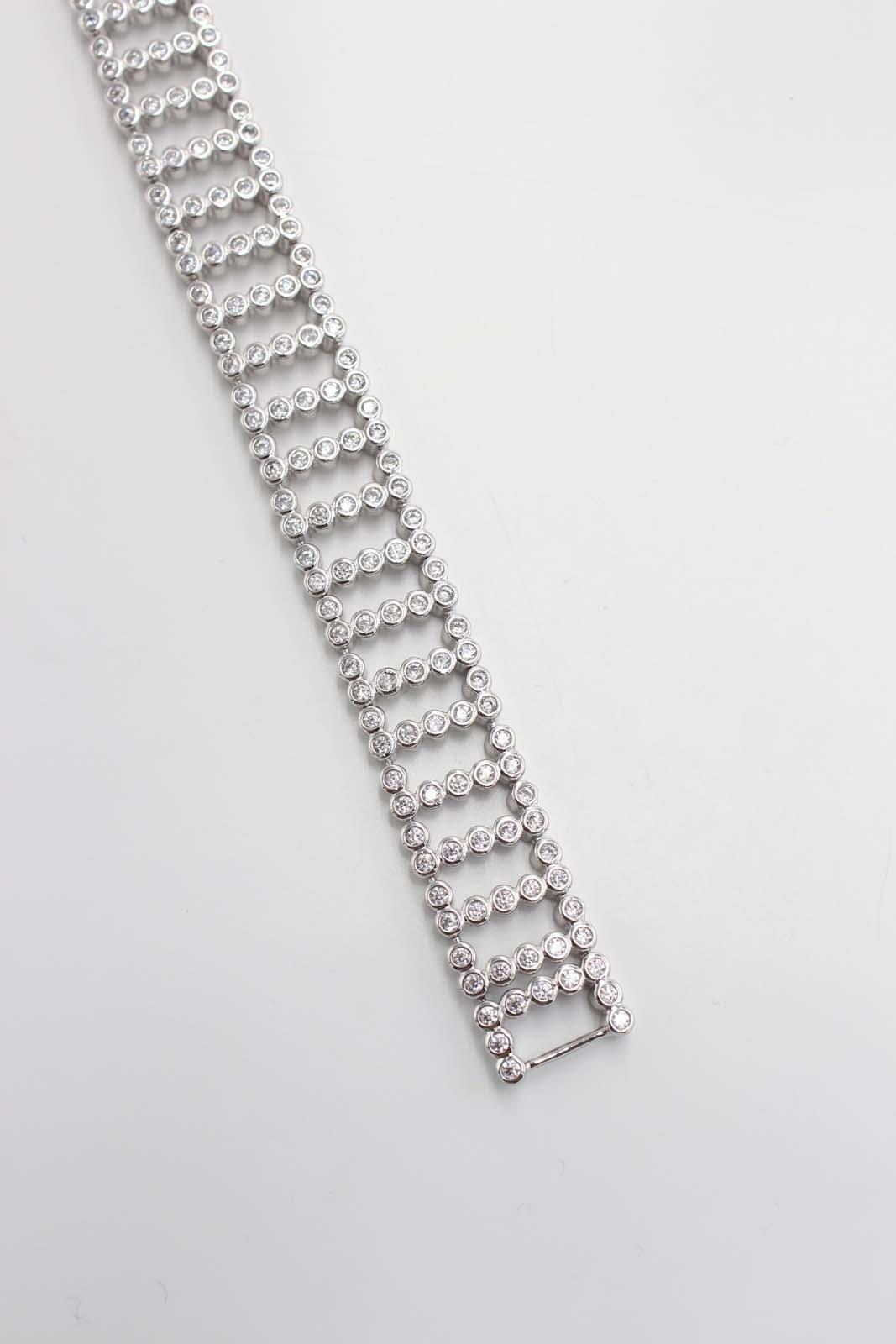 Taşlı Silver Bileklik