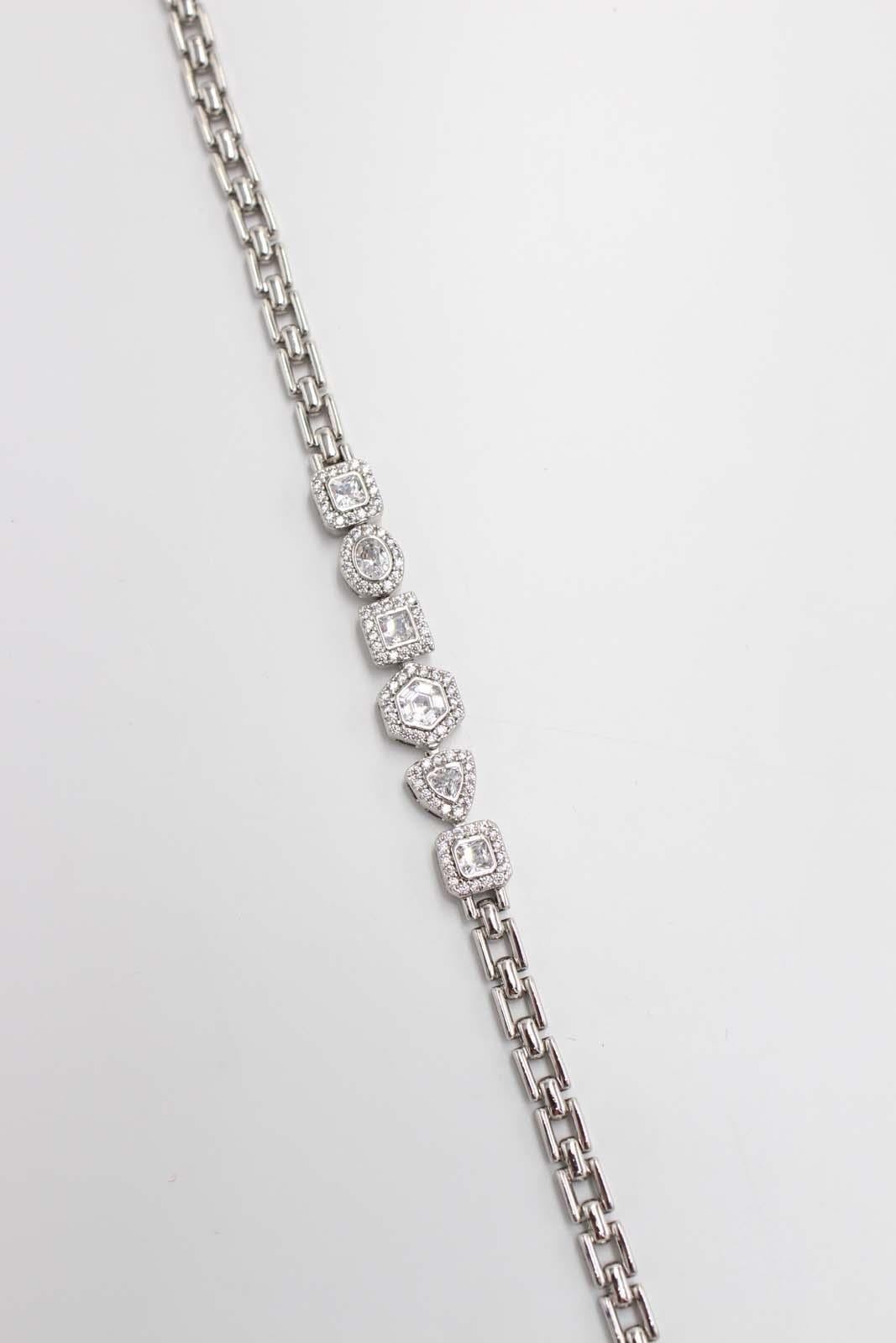 Taşlı Silver Bileklik