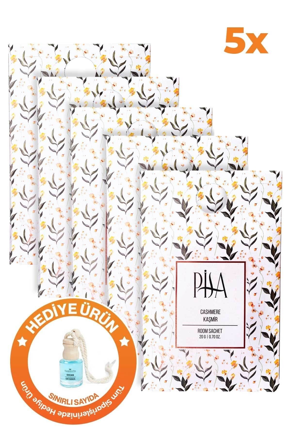 5 Adet Dolap ve Çekmece Kokusu Kaşmir Koku Kesesi