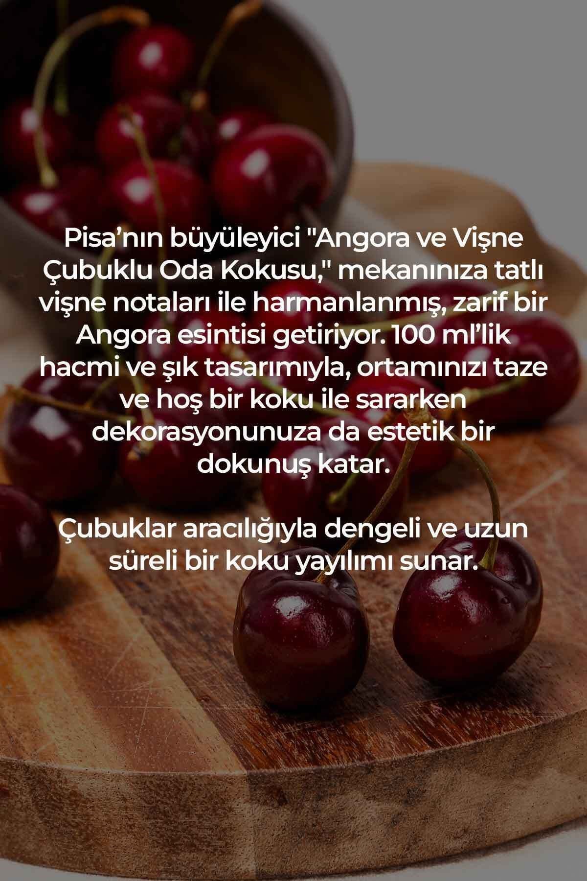 Angora Vişne Çubuklu Oda Kokusu Angora Cherry Reed Diffuser 100ml