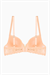 Anna Gold Detaylı Dantelli Sütyen - Push Up - 2568 - Kavuniçi