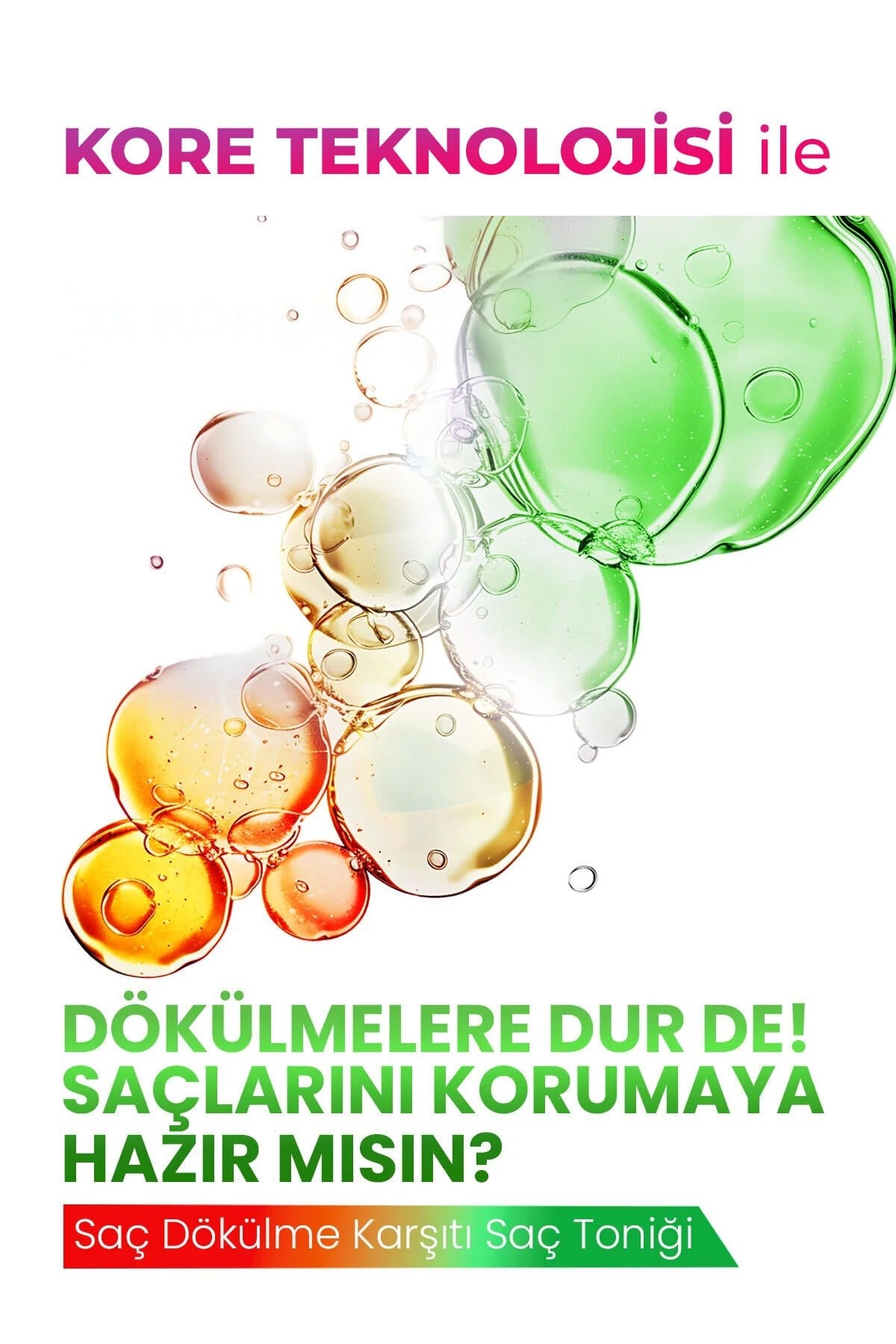 Anti Hair Loss Hair Spray Saç Toniği, Dökülme Karşıtı 3 Fazlı Bakım, Saç Oluşumuna Destek 150 ml