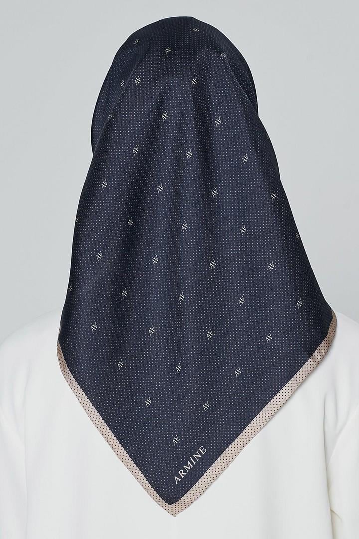 Armine Nostalji Serisi Twill İpek Eşarp 8259D-09