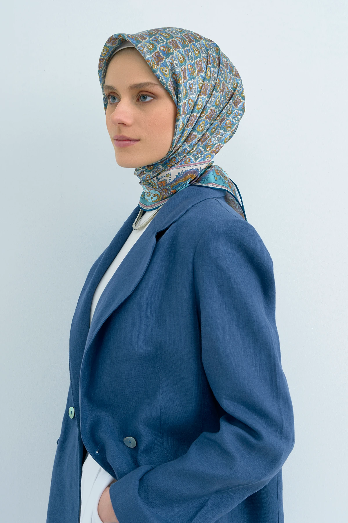 Armine Twill İpek Eşarp 9518D