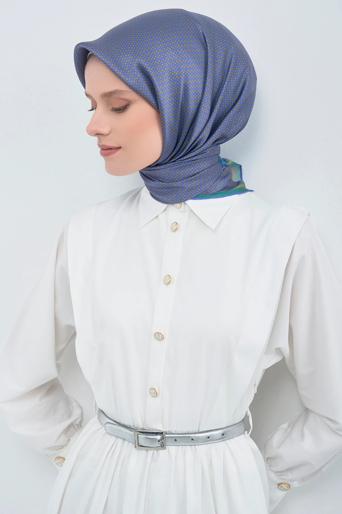 Armine Twill İpek Eşarp 9528D