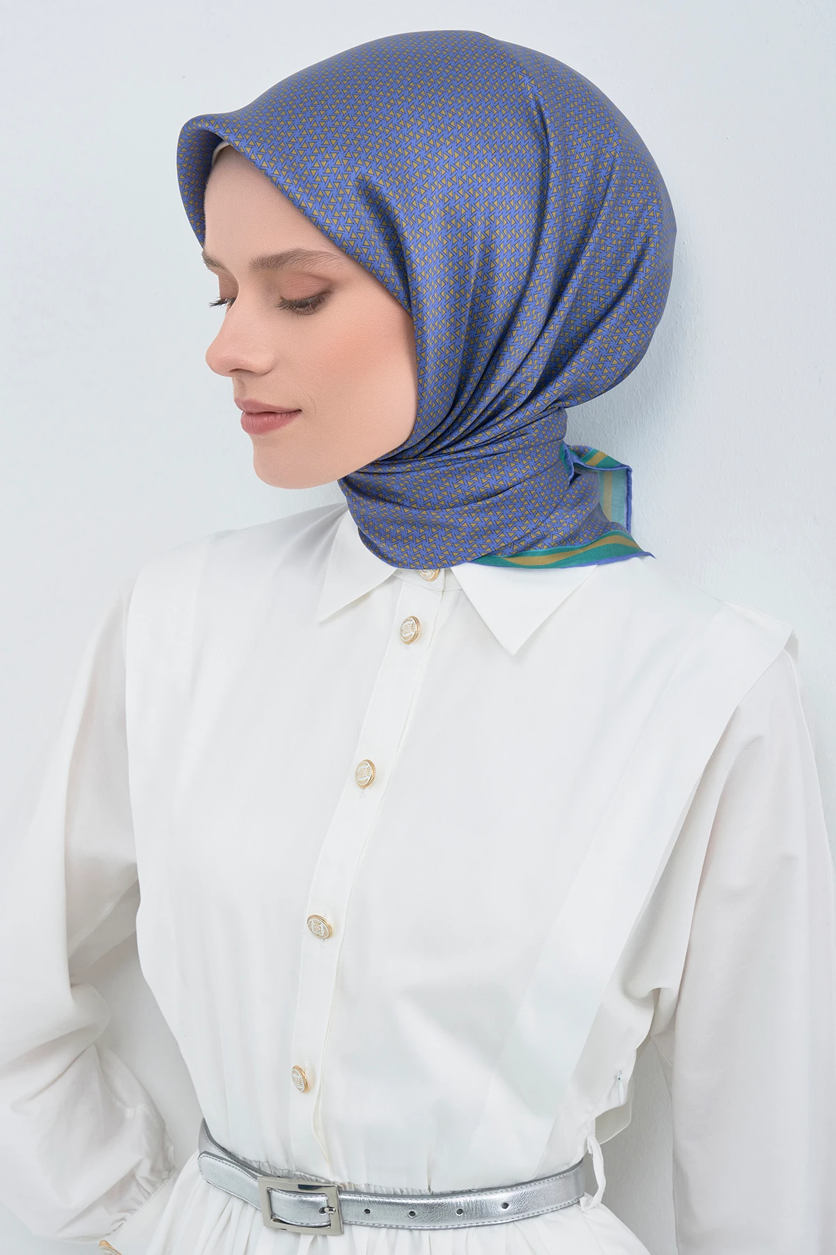Armine Twill İpek Eşarp 9528D