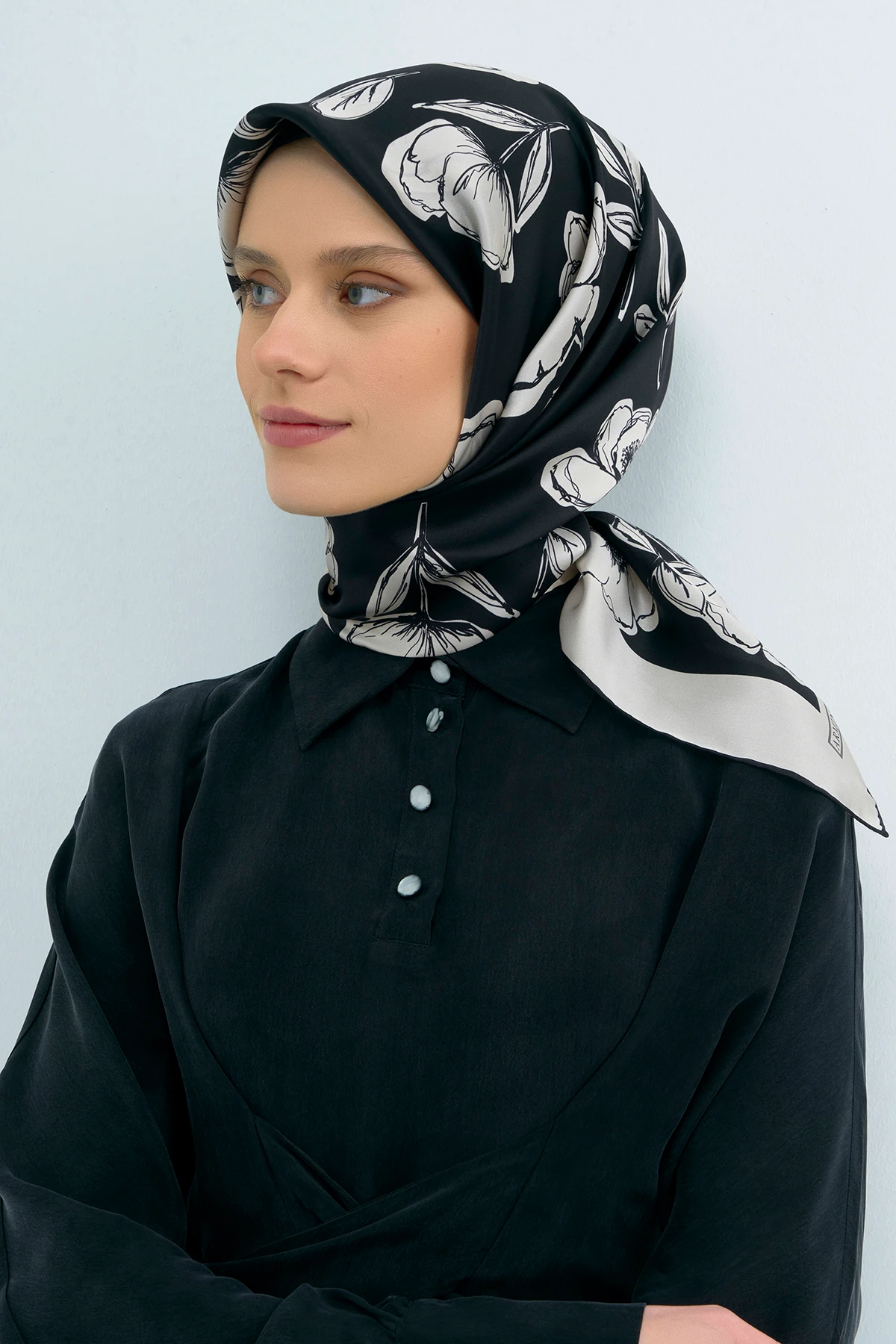 Armine Twill İpek Eşarp 9536D
