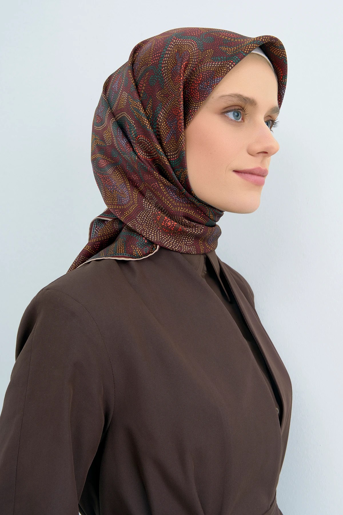 Armine Twill İpek Eşarp 9540D