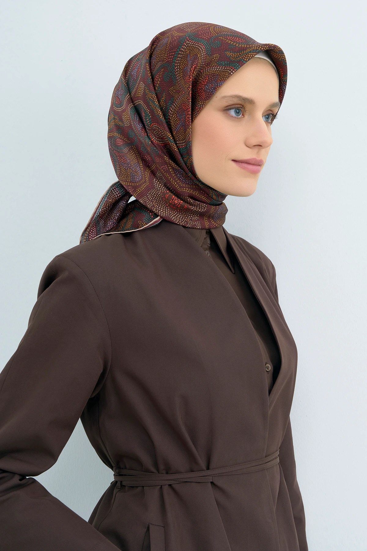 Armine Twill İpek Eşarp 9540D