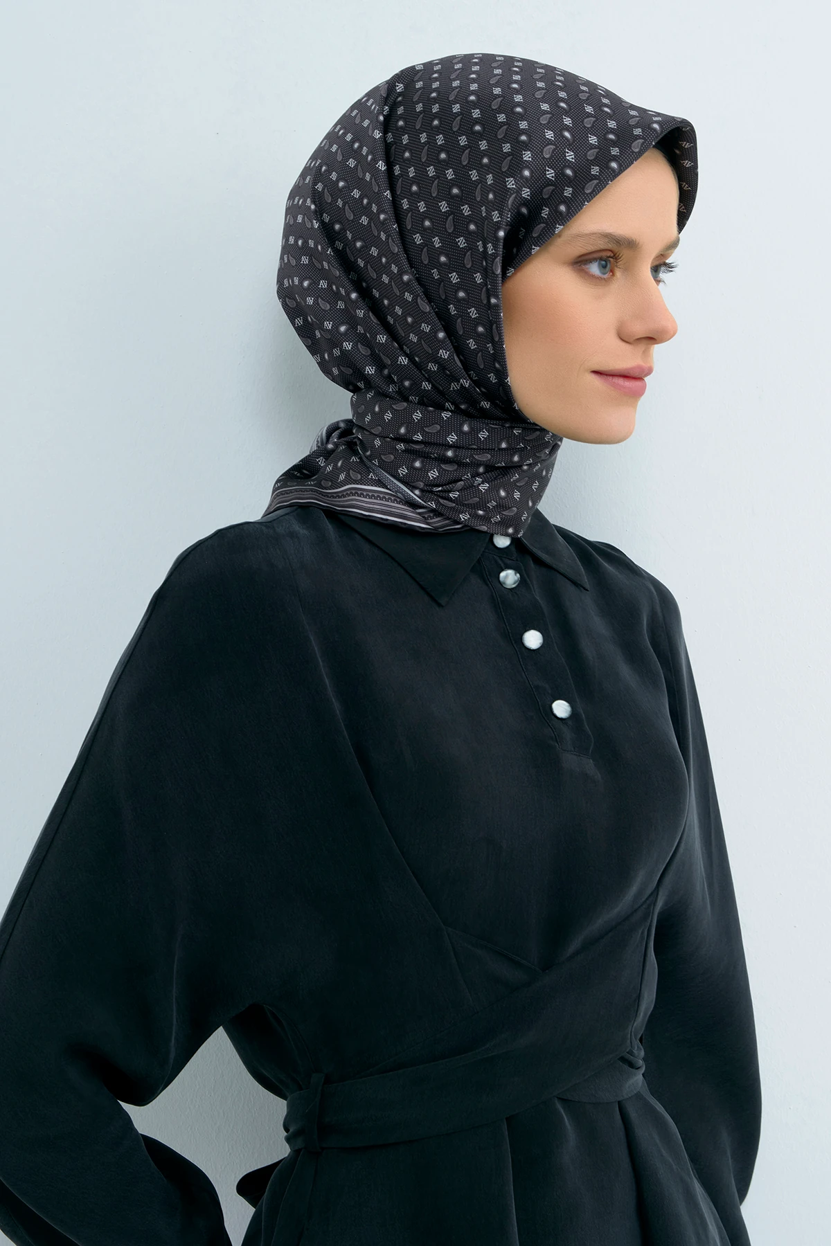 Armine Twill İpek Eşarp 9548D