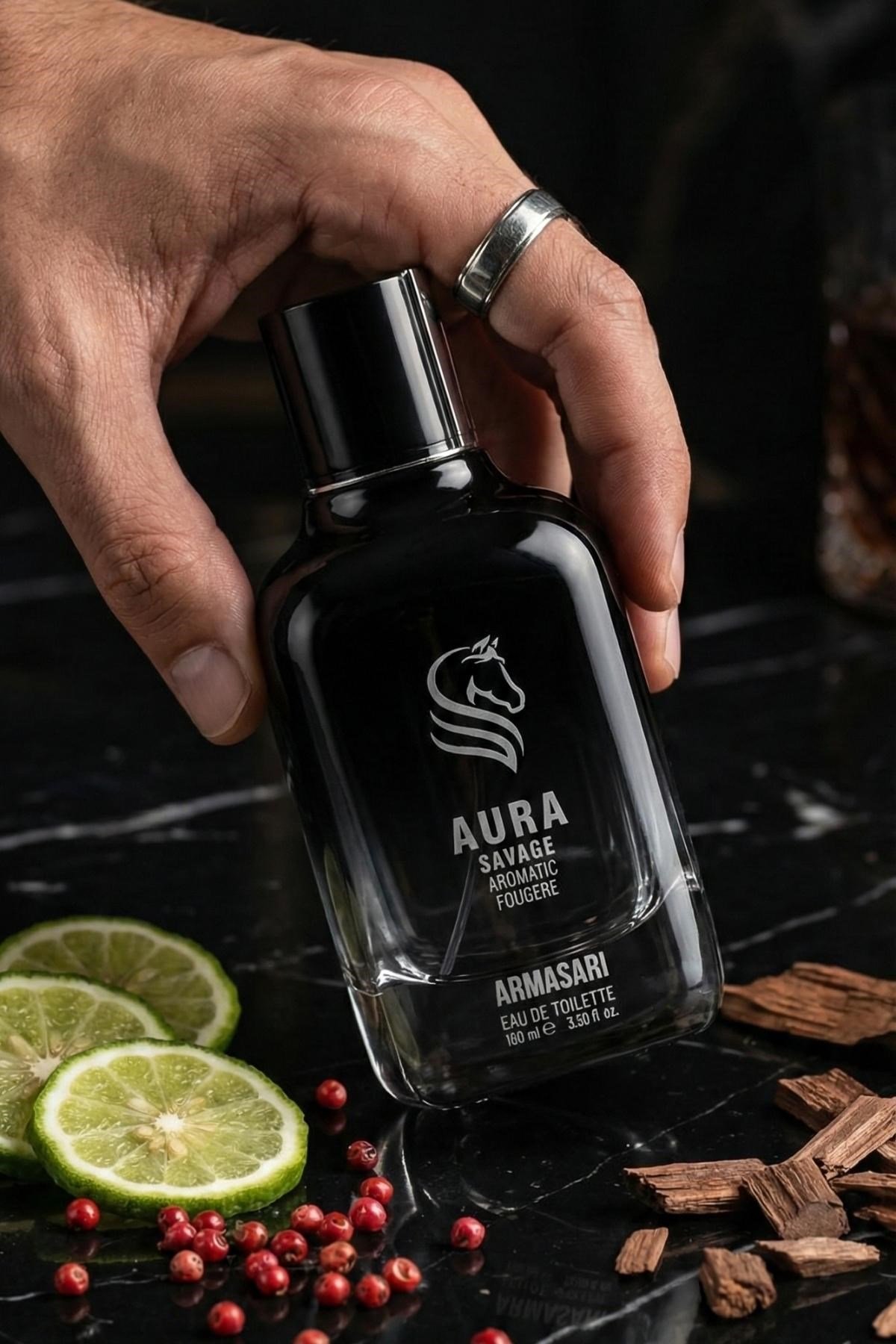 Aura Savage Bergamot Uzun Süre Kalıcı EDP Erkek Parfüm 100ml