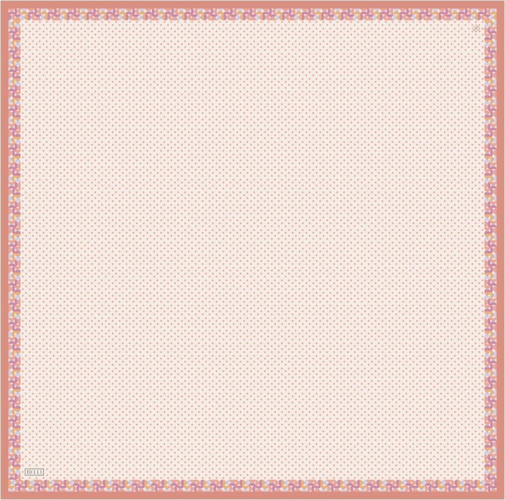 Belli Twill İpek Desenli Eşarp 4326D