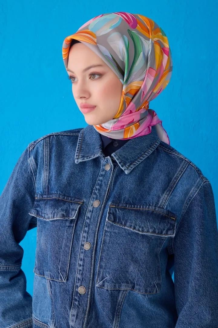 Belli Twill İpek Eşarp 4107D