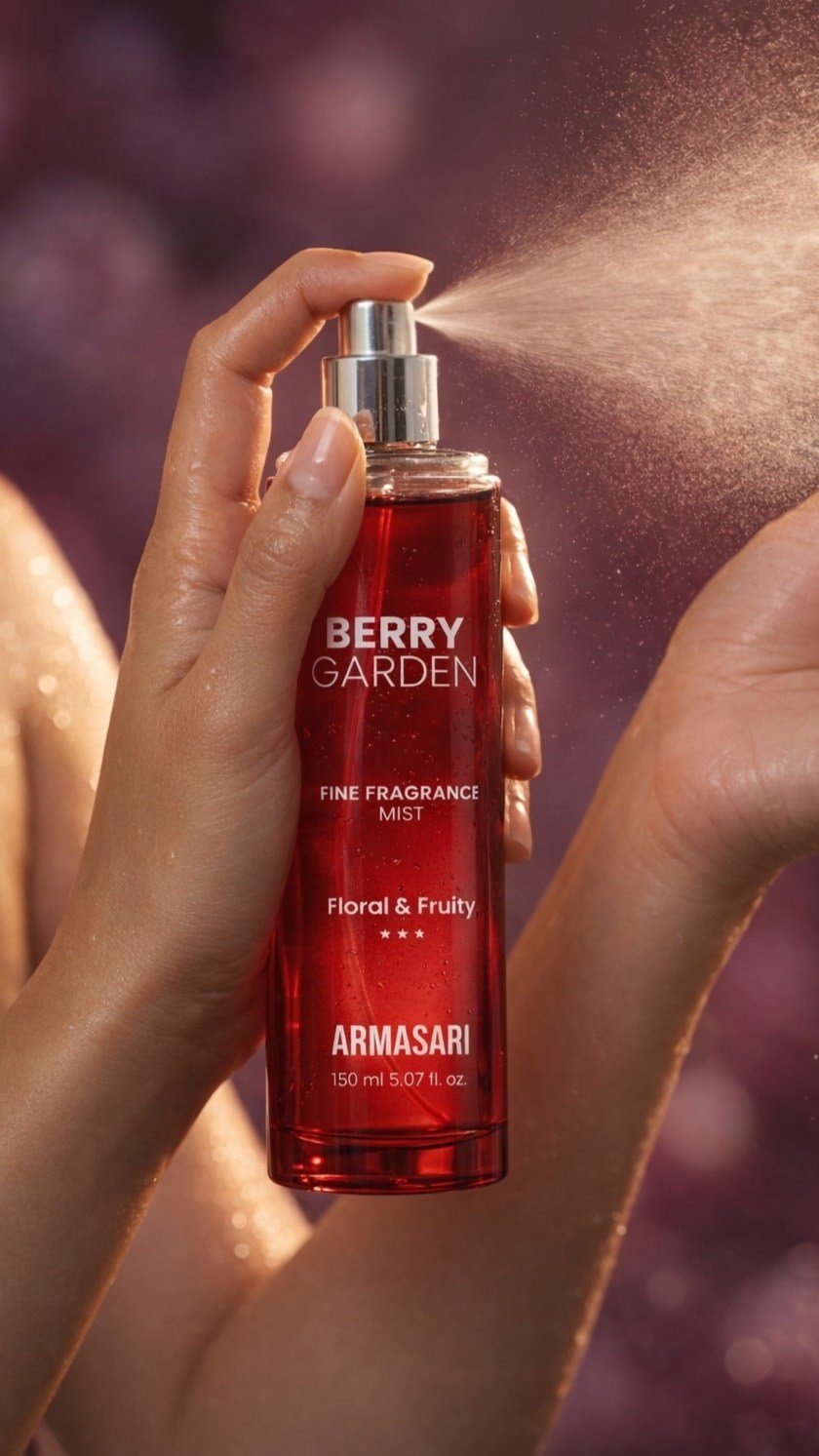 Berry Garden Parfümlü Kadın Vücut Spreyi Vücut Kokusu Vücut Misti Body Mist Spray 150ml