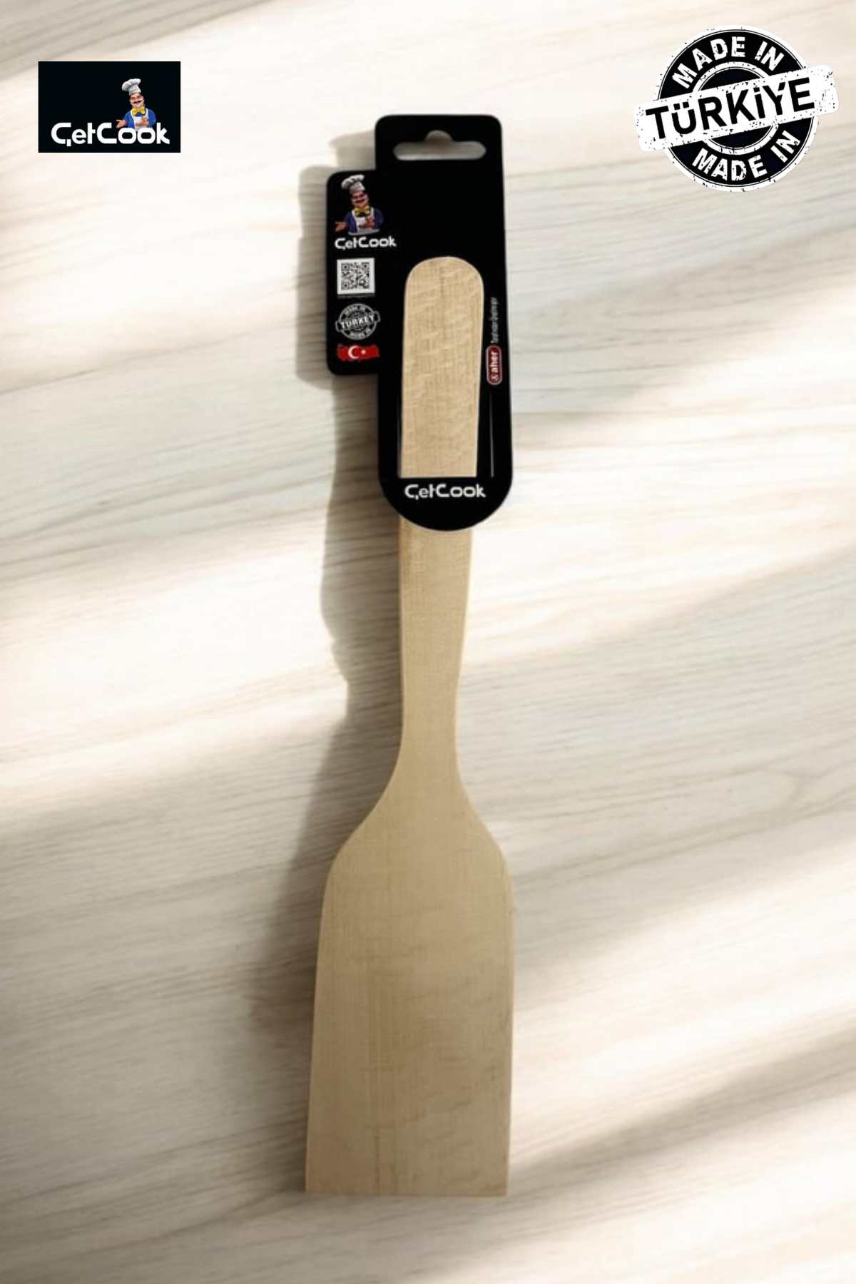 ÇetCook Tahta Servis Spatulası
