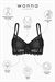 Dantelli Minimizer Sütyen  - Yarı Sünger Destekli, Balenli - Fashion - 2483 - Siyah