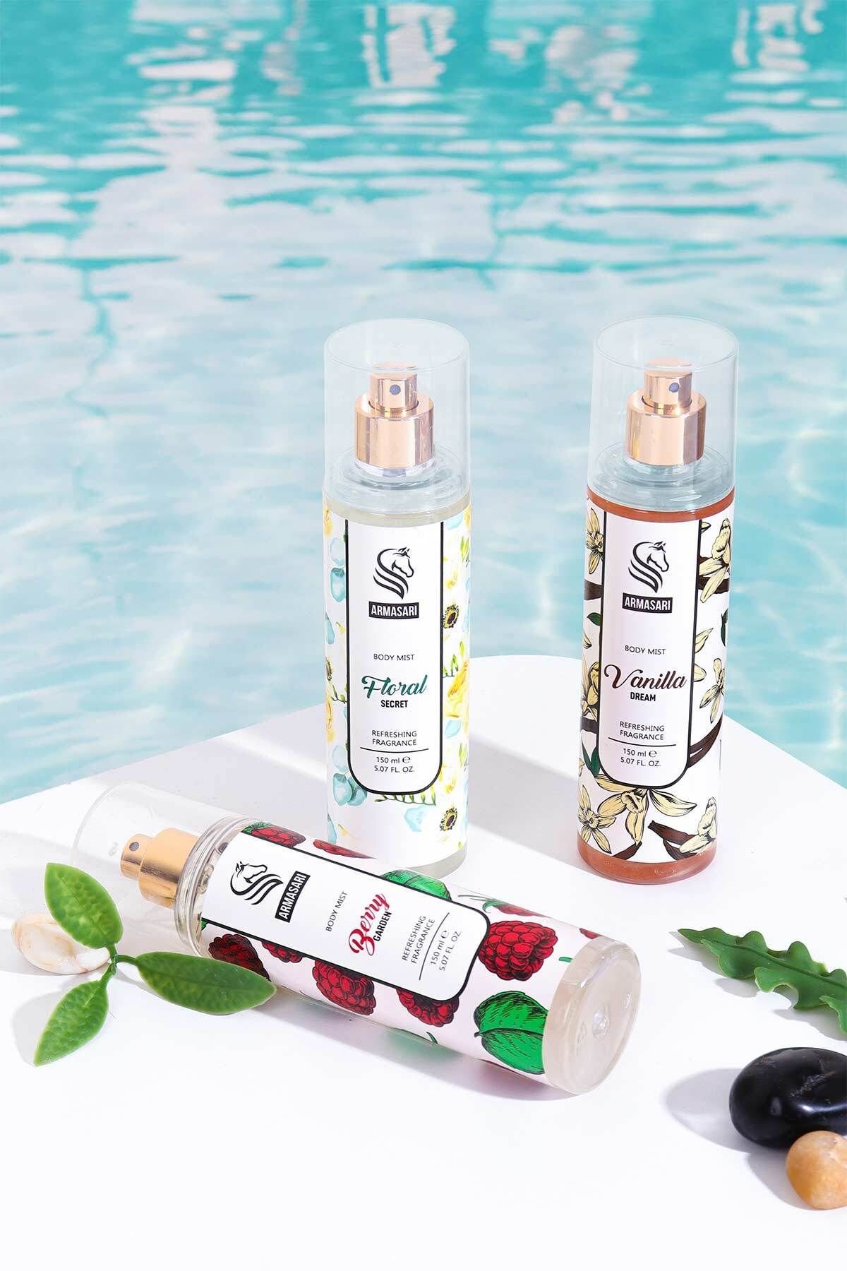 Floral Secret Parfümlü Kadın Vücut Spreyi Vücut Kokusu Vücut Misti Body Mist Spray 150ml