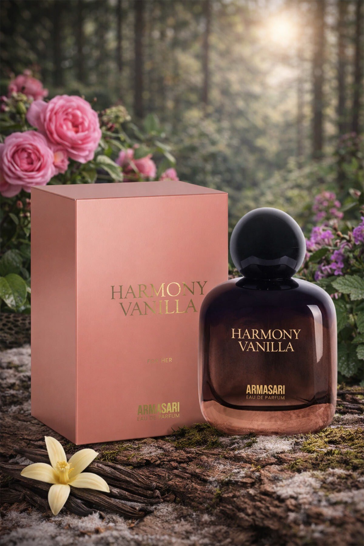 Harmony Vanilla Edp Kalıcı Kadın Parfüm 100ml | Meyveli | Cassis, Gül, Paçuli, Vanilya