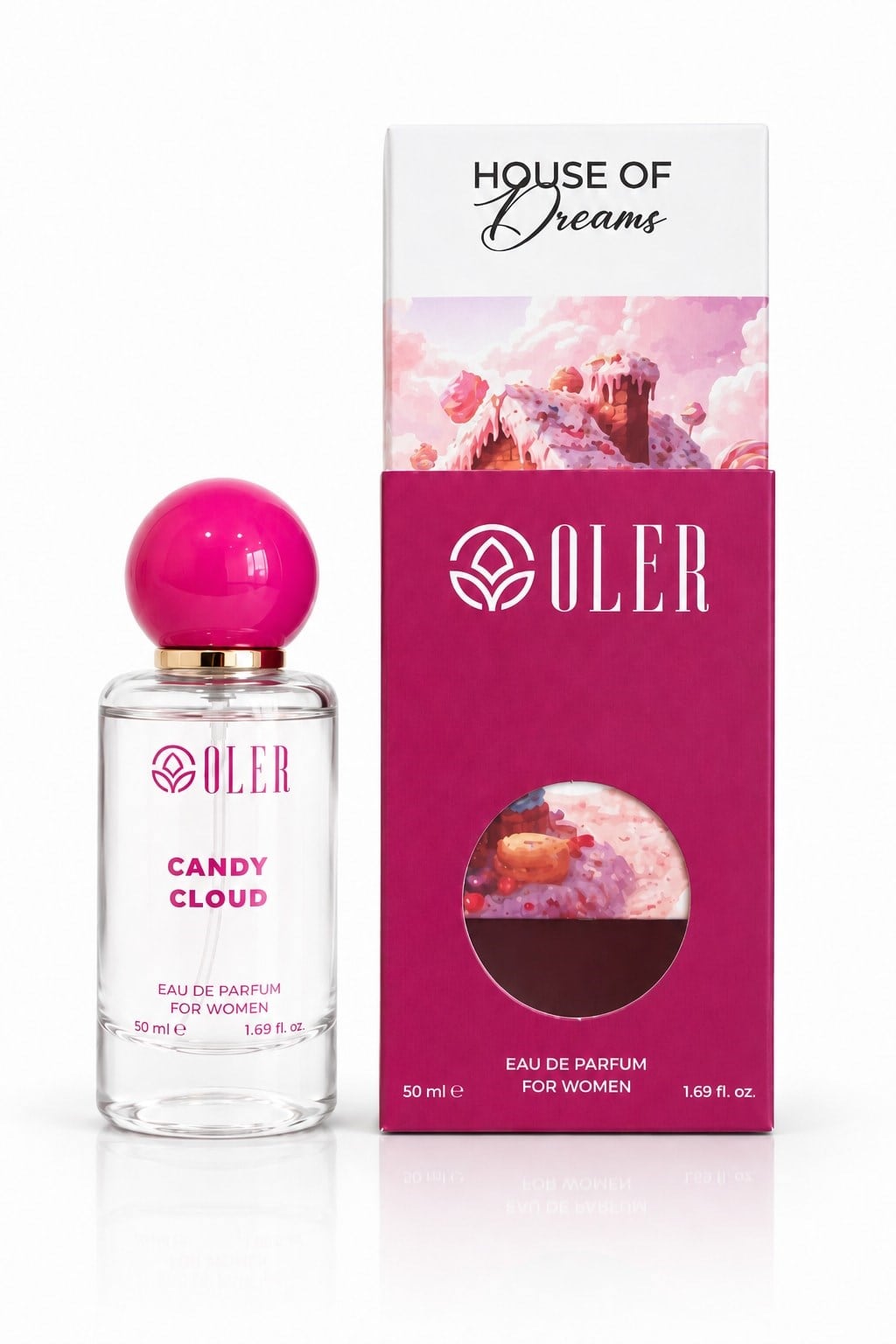 House of Dreams Candy Cloud Kadın Parfüm EDP 50 ml | Orkide | Mandalina | Tropikal Meyveler | Vanilya | Misk | Sandal Ağacı