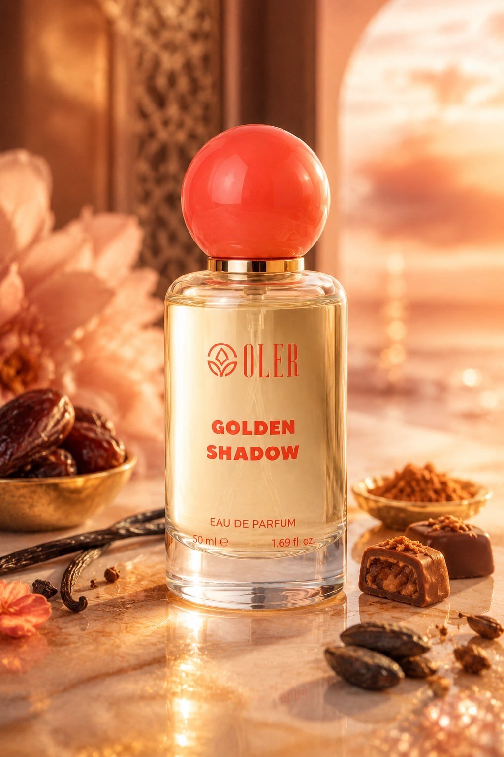 House of Dreams Golden Shadow Unisex Parfüm EDP 50 ml | Tarçın | Muskat | Hurma | Pralin | Vanilya | Tonka Fasulyesi