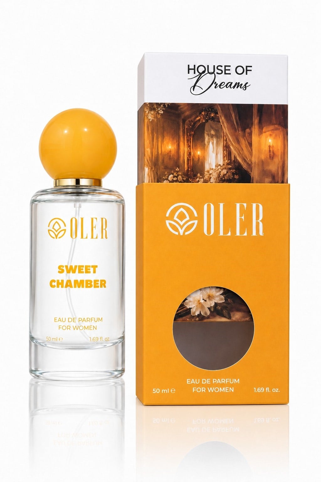 House of Dreams Sweet Chamber Kadın Parfüm EDP 50 ml | Karamel | Süt | Bal | Beyaz Çiçekler | Vanilya | Pralin