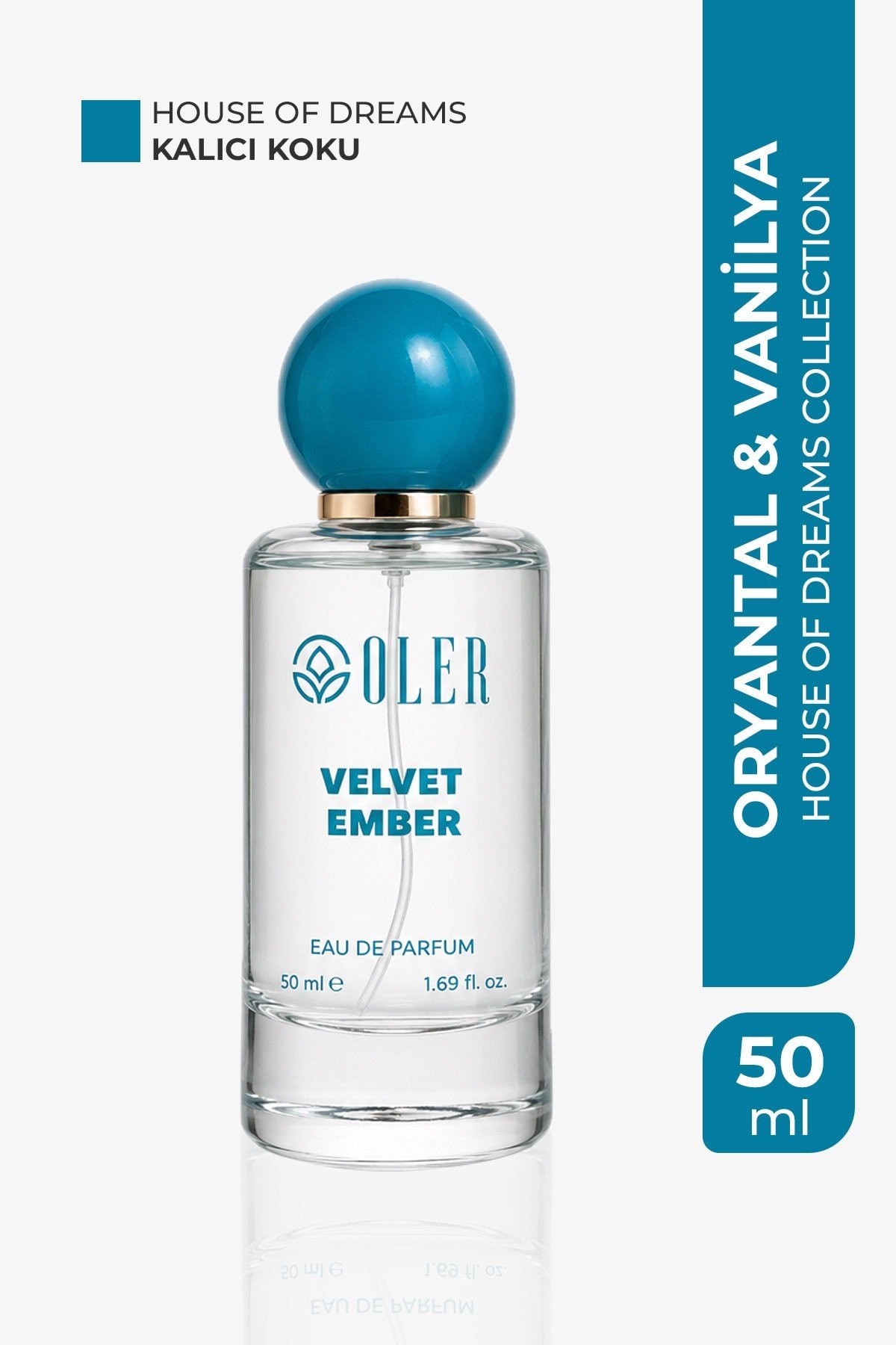House of Dreams Velvet Ember Unisex Parfüm EDP 50 ml | Tarçın | Kakule | Pralin | Şekerlenmiş Meyveler | Kahve | Vanilya