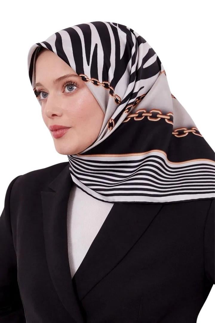 Levidor Twill İpek Eşarp LD1064-01