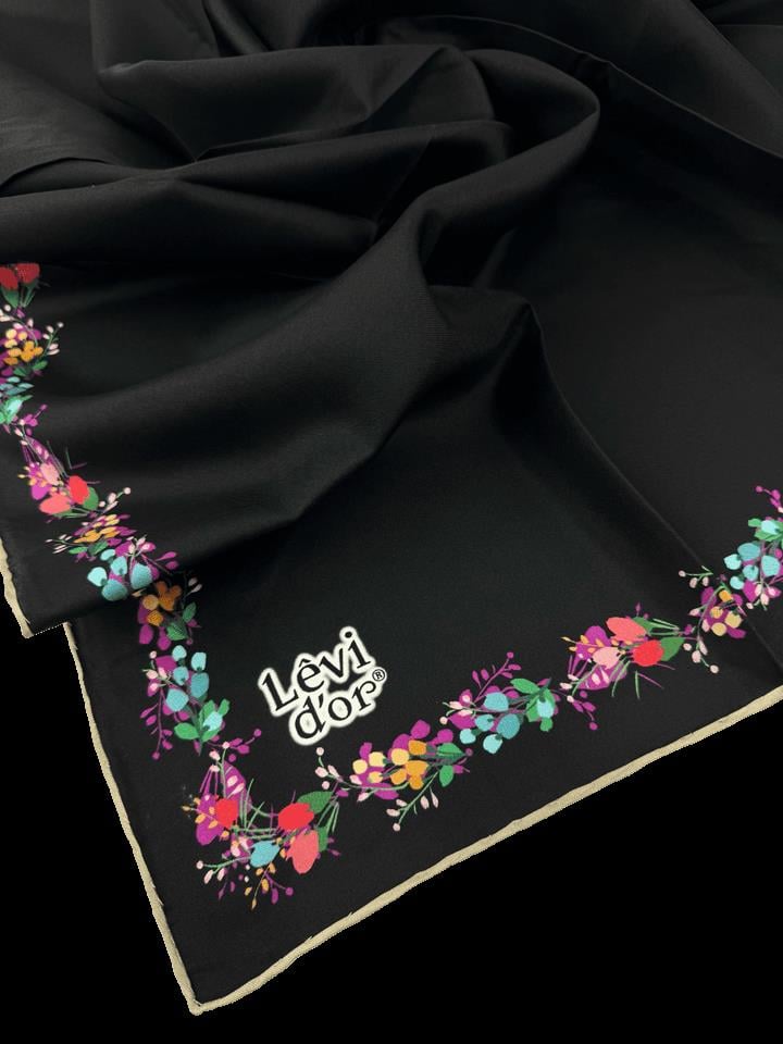 Levidor Twill İpek Eşarp LD4026-1